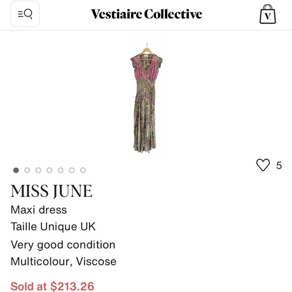 Miss‎ June Paris Maxi Dress Multicolor Paisley Print Ruffle Sleeves - Picture 5 of 8